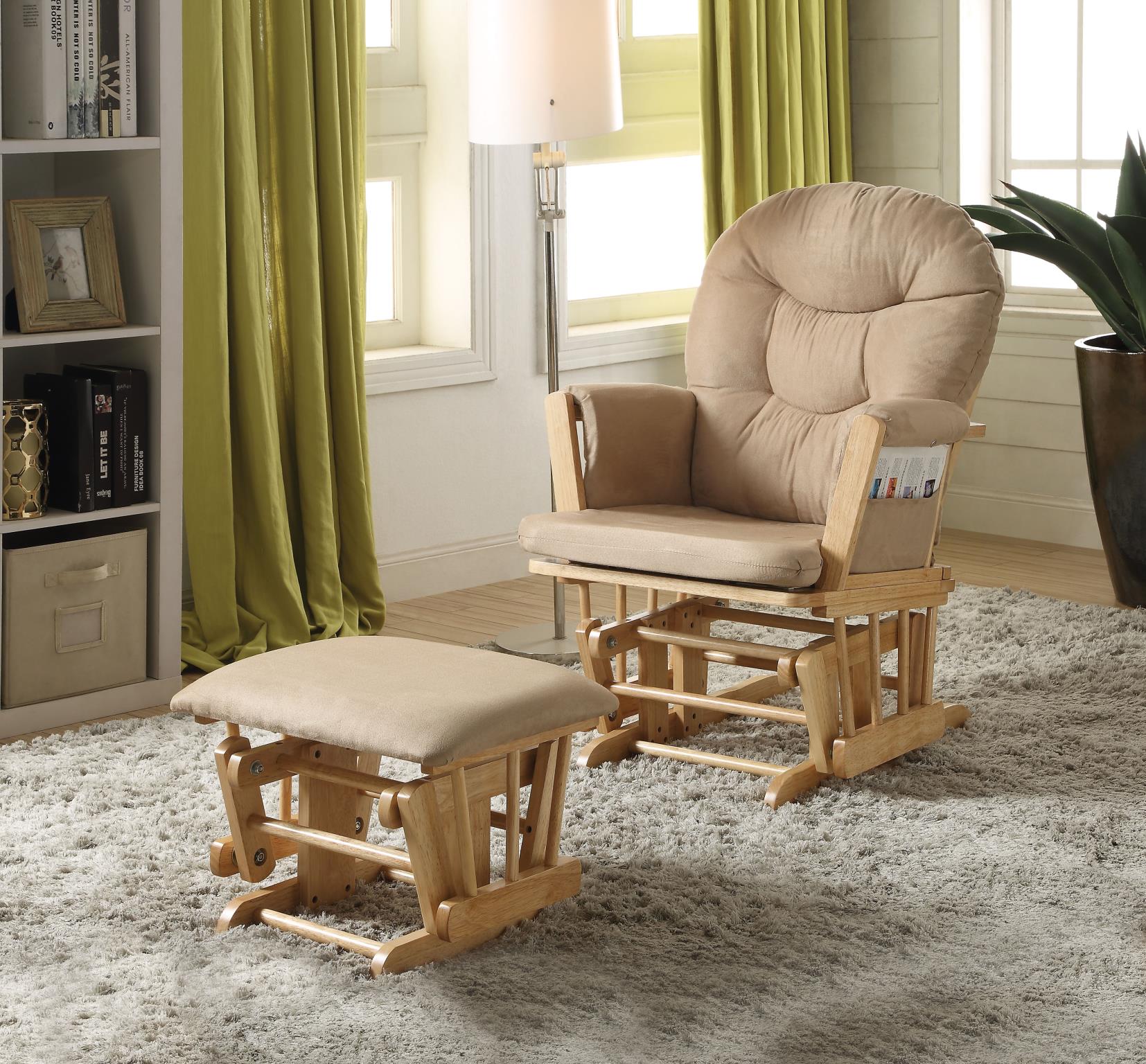Rehan 2 Piece Glider Chair and Ottoman